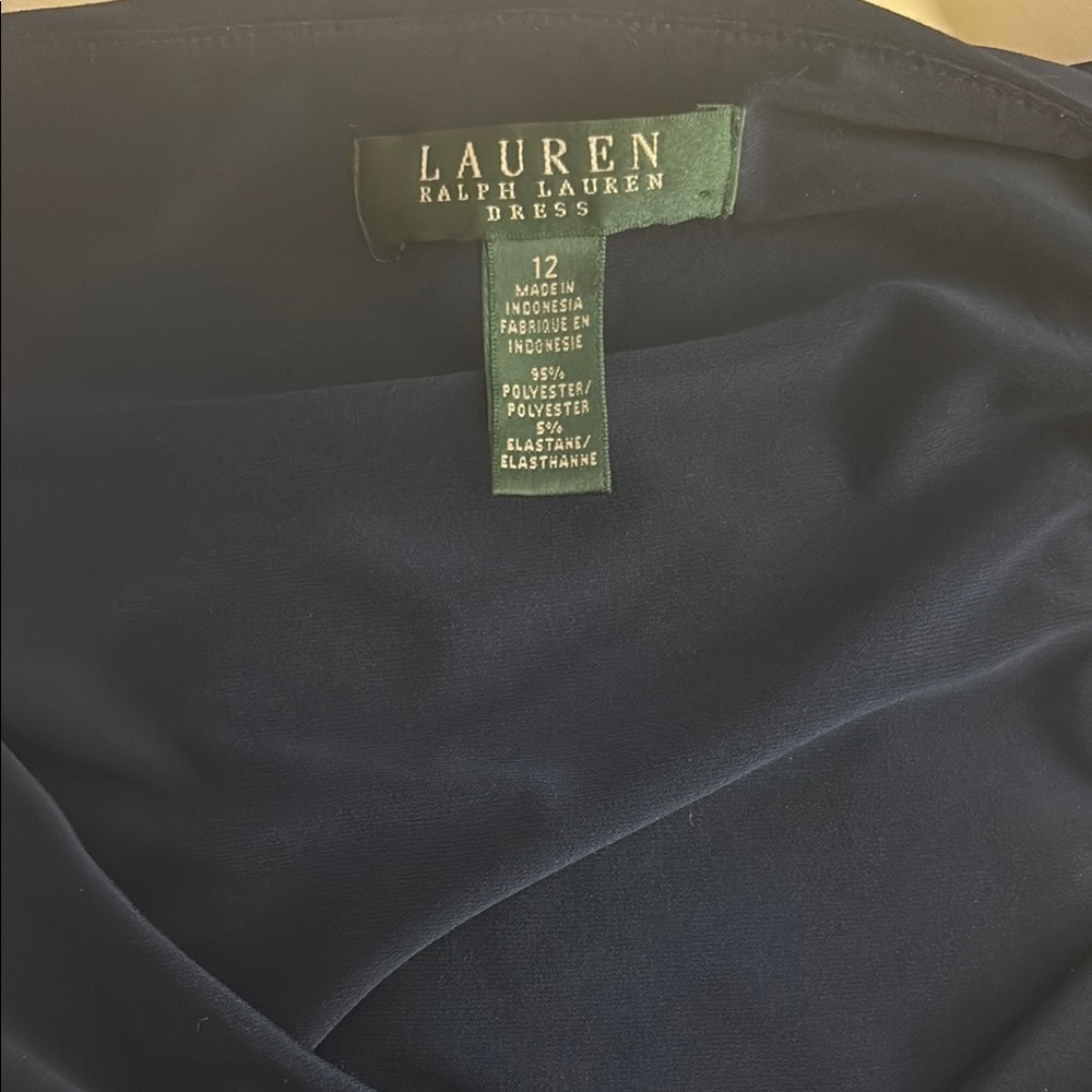 Ralph Lauren Navy Sleeveless Dress